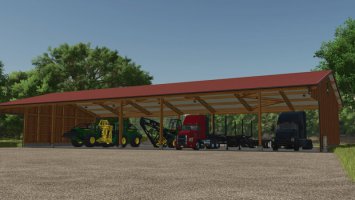 Hölzernes Schuppenpaket FS25