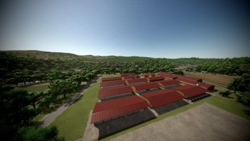 Hölzernes Schuppenpaket