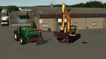 Excavator/Frontloader Manure Grab FS25