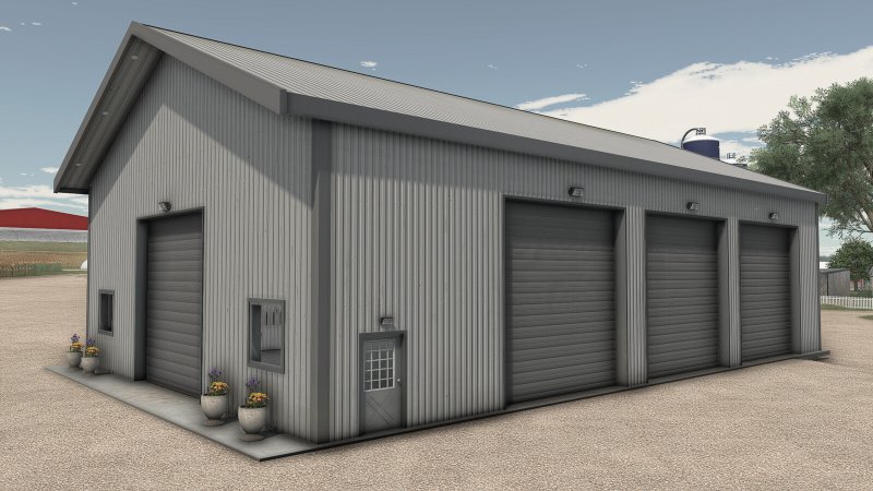 Garage With Workshop FS25