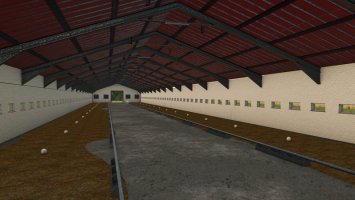 Long Chicken Barn FS25