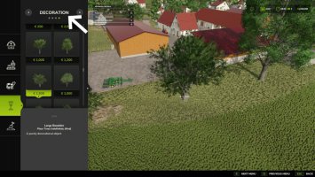 Dekorationsbäume Unbegrenzt Platzieren FS25