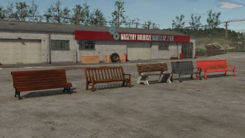 Platzierbare Bänke Pack fs25