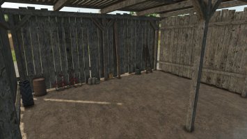 Small Old Wooden Shed FS25