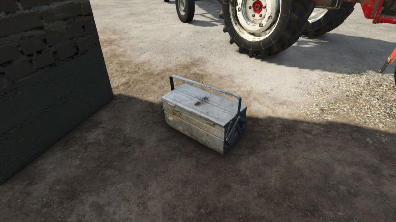 Stary zestaw narzędziowy - przenośny zestaw serwisowy FS25