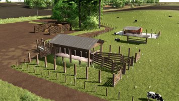 Cow Pasture With Milking Barn FS25 Cow Pasture With Milking Barn FS25