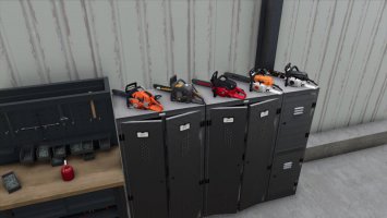 Forestry Machinery Hall With Workshop FS25