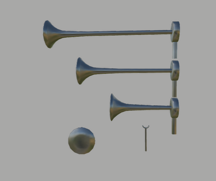 FS25 Air Horn Pack prefab FS25