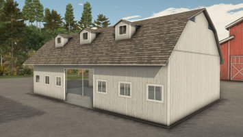 Wooden Open Barn FS25