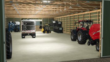 55x115 Post Frame Cold Storage FS25