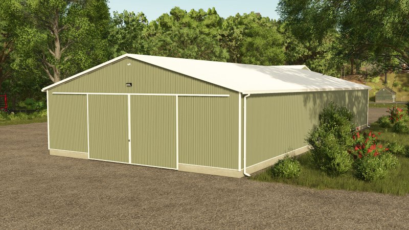 55x115 Post Frame Cold Storage FS25