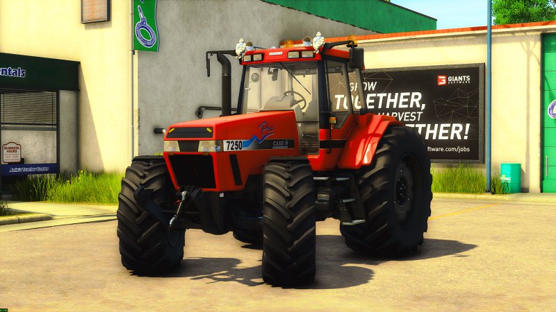 Case Magnum 7200 Series  IC real GPS FS25