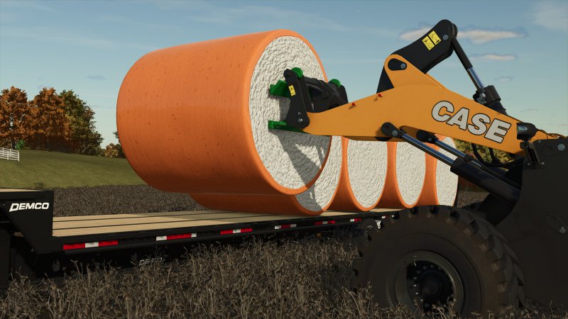 Runder Baumwollmodulspeer Für Radlader FS25