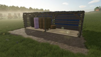 Small Rustic Bale Shed