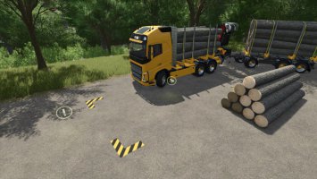 Wood Container Selling Station FS25