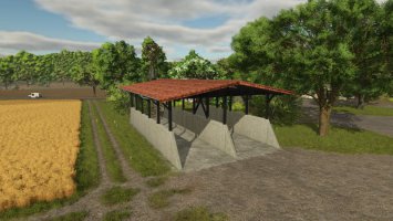 Überdachter Silospeicher