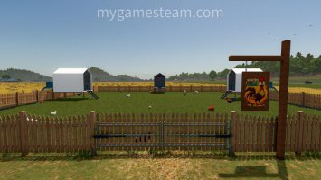 Modern Coop Chicken Husbandry FS25