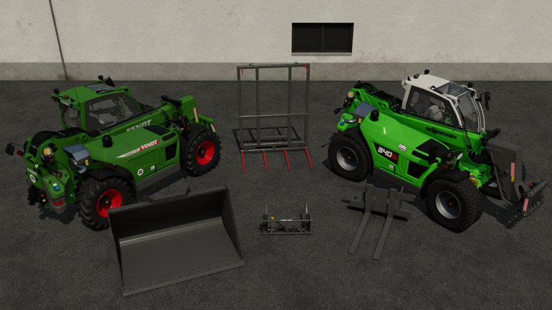 Sennebogen/Fendt Telehandler Pack FS25