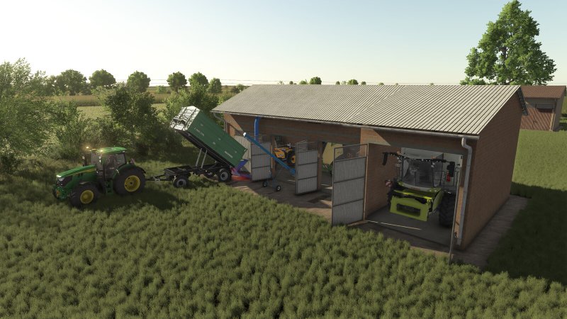 Silo With Garage FS25
