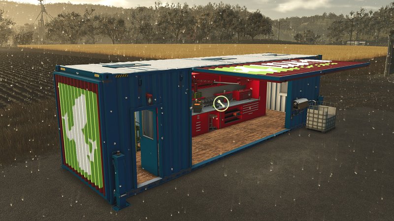 Container Garage v1.0.0.1 FS25