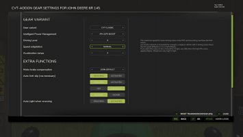 CVT Addon FS25 CVT Addon FS25