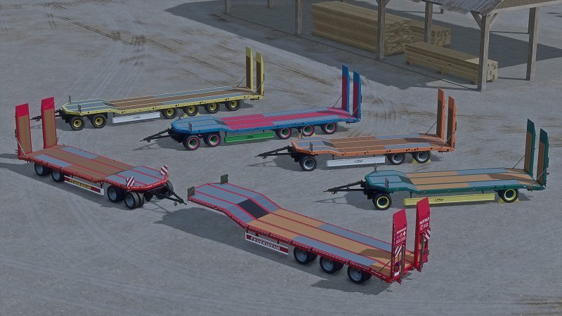 Fliegl Lowloader Pack FS25