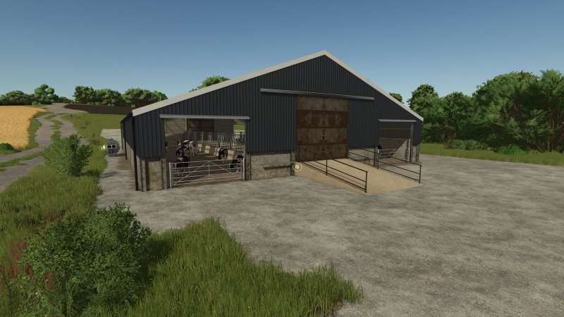 Großer Britischer Indoor-Kuhstall v1.0.0.1 FS25
