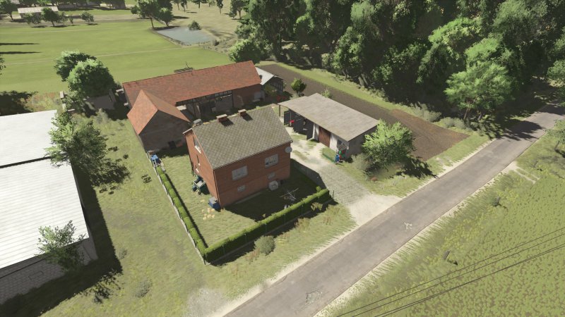 Małe polskie gospodarstwo na Szpakowie z Maszynami FS25