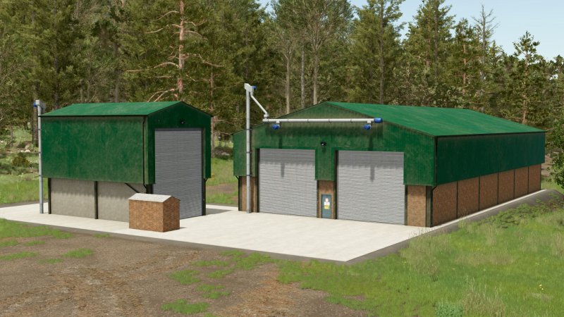 Multi Bay Grain Store FS25