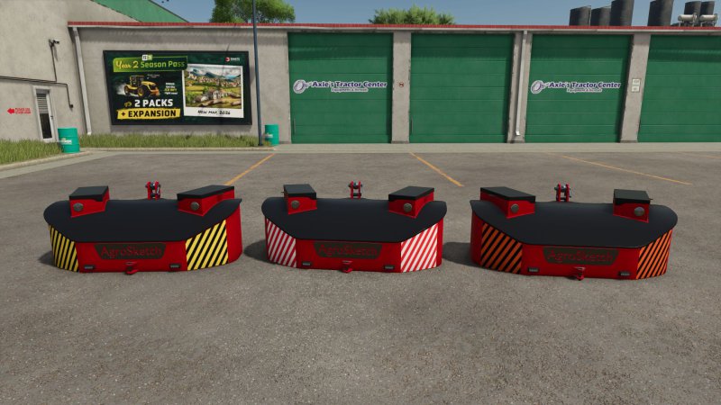 AgroSketch weight pack FS25