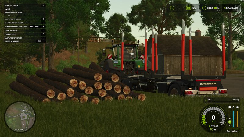 Auto Load Wood FS25