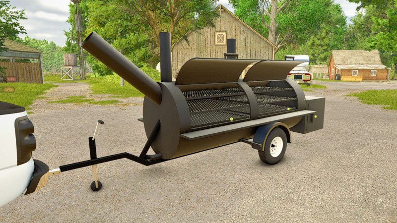 Custom BBQ Pit Trailer FS25