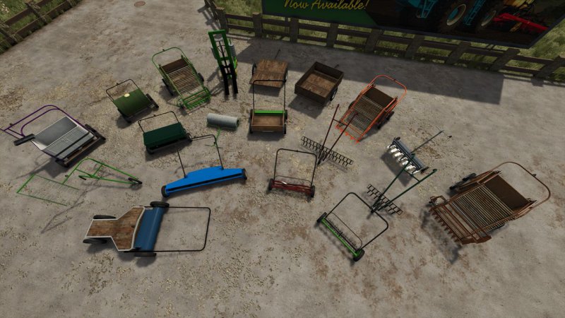 Handbetriebene Maschinen Pack v5.1.2.0 FS25