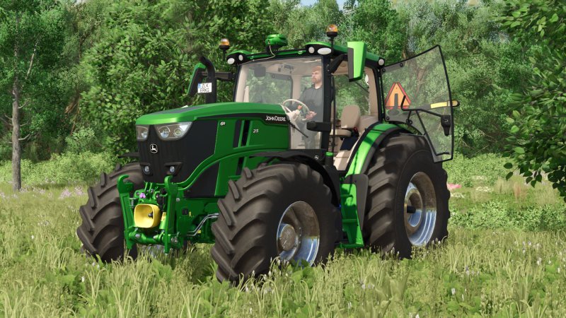 John Deere 6R Großrahmen mit Frontlader 600R v1.0.0.7 FS25