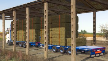 Lizard Stroh-Ballenwagen FS25