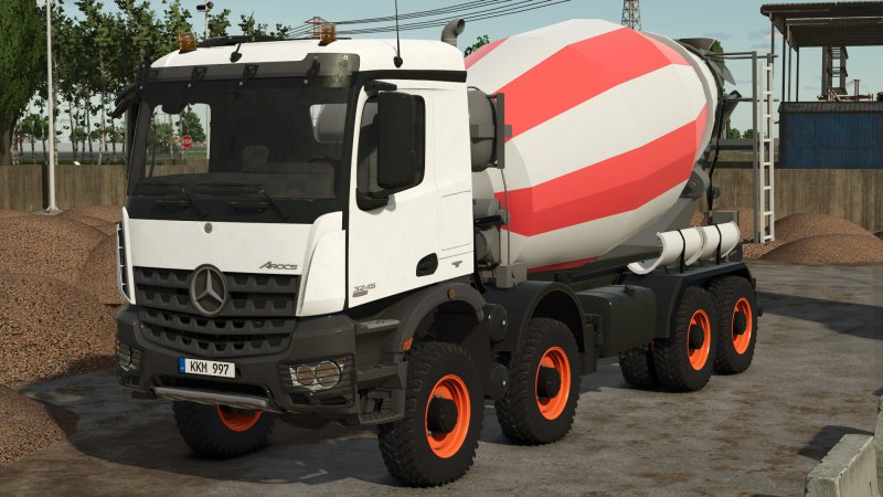 Mercedes Arocs 3245 Concrete Mixer Truck FS25