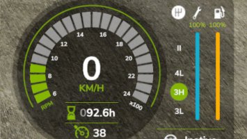 Vehicle Status HUD fs25