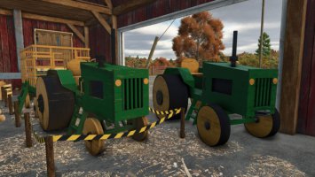 Holztraktor-Set