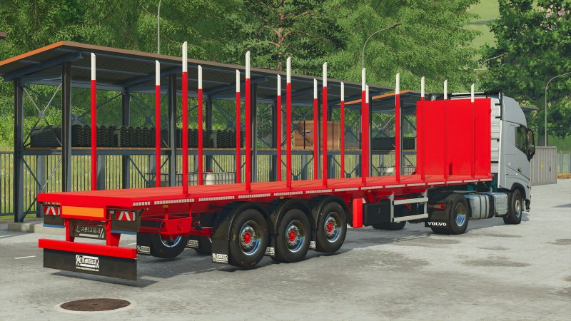 Camara Holz-/Rungenanhänger Pack FS25