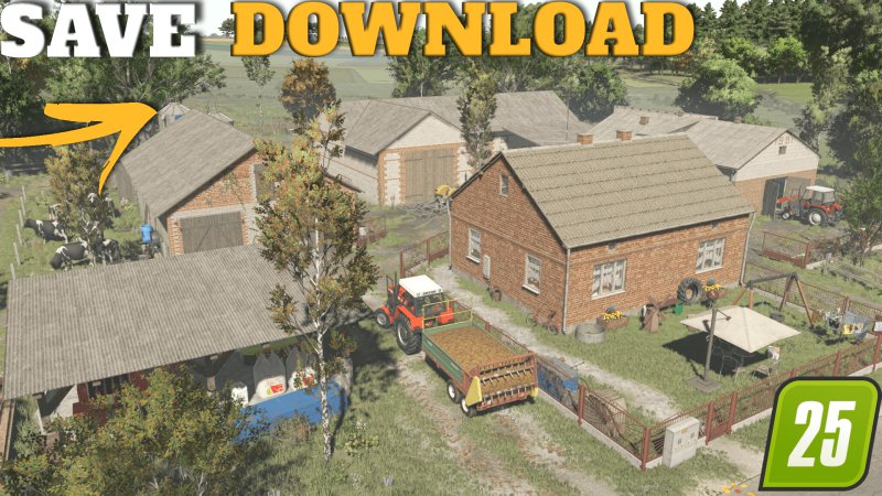 SAVE DOWNLOAD Szpakowo FS25