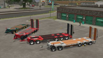 Zestaw naczep niskopodwoziowych Schwarzmüller FS25