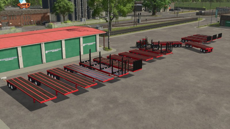 Amerikanisches Flachbett-Paket FS25