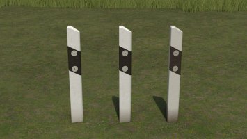 Deutsche Leitpfosten (Prefab) FS25