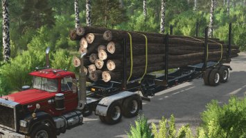 Paczka przyczep do drewna Pitts FS25