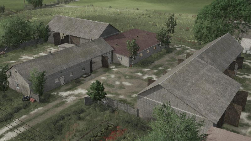 Paket Mit Wirtschaftsgebäuden FS25
