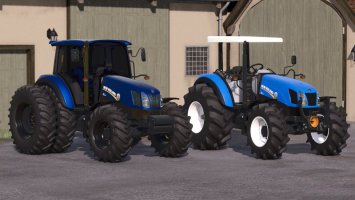 New Holland T6110 And 665TL FS25 New Holland T6110 And 665TL FS25
