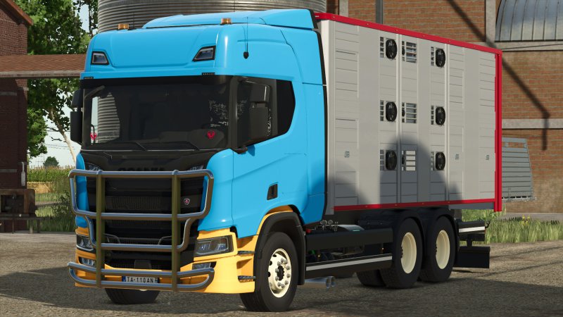 Ciężarówka Scania R do transportu zwierząt