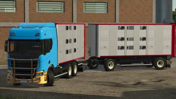 Scania R Animal Transport Truck FS25