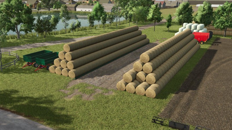 Strohballen-Bunkersilo FS25