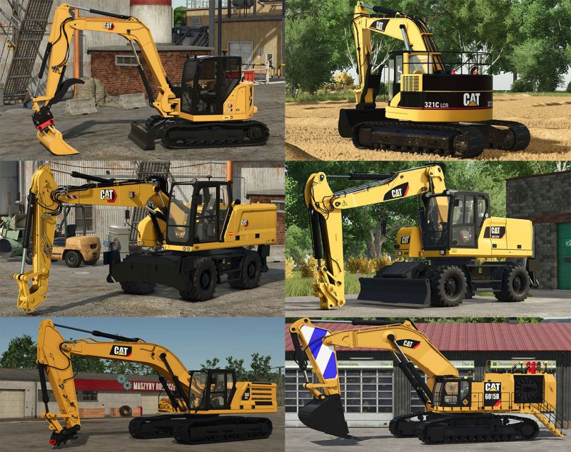 CAT Bagger-Paket FS25